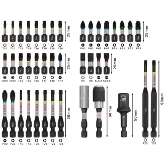 BOSCH PRO Sada bitov 41 kusov 1/4" Hex