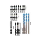 BOSCH PRO Impact bit a súprava univerzálnych vŕtacích hriadeľov 20 kusov 1/4 Hex