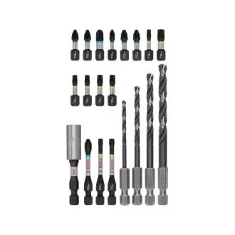 BOSCH PRO Sada bitov a skrutiek 20 kusov 1/4" Hex