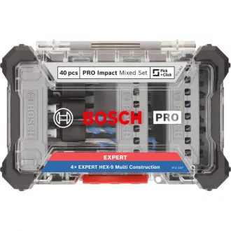   BOSCH PRO Sada nástrojov s bitmi a univerzálnou vŕtacou tyčou 40 ks 1/4" Hex