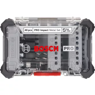  BOSCH PRO Súprava bitov a špirálových vŕtacích nástrojov 40 dielov 1/4" Hex