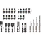 BOSCH PRO Sada nástrojov pre vplyv a drevené vŕtačky 40 kusov 1/4" Hex