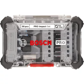 BOSCH PRO Sada bitov na impact 50 kusov 1/4" Hex