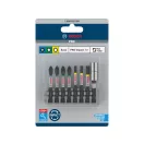 BOSCH PRO Sada bitov 8 r. 50 mm + držiak (PH2 x 2, PZ2 x 2, T20, T25, T30) Pick & Click