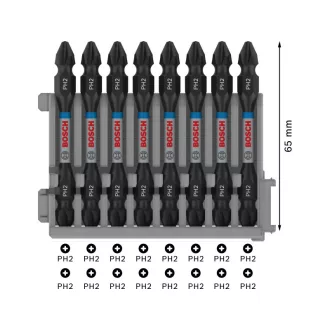   BOSCH PRO Sada bitov 7 ks. 50 mm + držiak (PH2, PZ2, T15, T20, T25, T30) Pick & Click