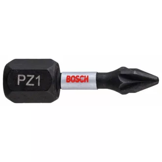 BOSCH Hrot bitu PZ1 x 25 mm 1/4" Impact Control (2 ks)