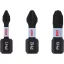 Sada hrotov BOSCH 3 diely PH1 / PH2 / PH3 x 25 mm Kontrola nárazu
