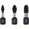 Sada hrotov BOSCH 3 diely PZ1 / PZ2 / PZ3 x 25 mm Kontrola nárazu