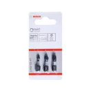 Sada hrotov BOSCH 3 diely PZ1 / PZ2 / PZ3 x 25 mm Kontrola nárazu