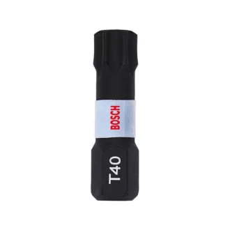   BOSCH Hrot bitu Torx T40 x 25 mm 1/4" rázová kontrola (2 ks)