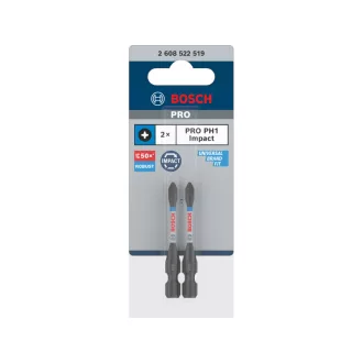   BOSCH PRO Náradie na bitový hrot PH1 x 55 mm 1/4" (2 ks)