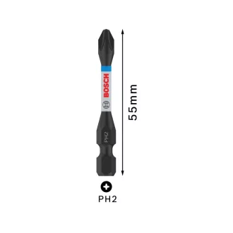 BOSCH PRO Impact bitový hrot PH2 x 55 mm 1/4" (2 ks)