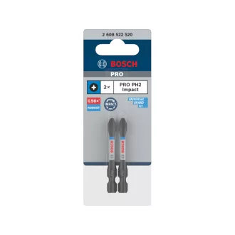 BOSCH PRO Impact bitový hrot PH2 x 55 mm 1/4" (2 ks)