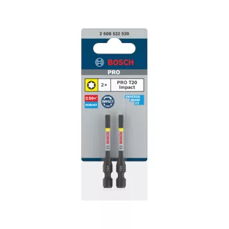 BOSCH PRO Bitová vložka T20 x 55 mm 1/4" (2 ks)