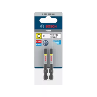 BOSCH PRO Bitka T30 x 55 mm 1/4" (2 ks)