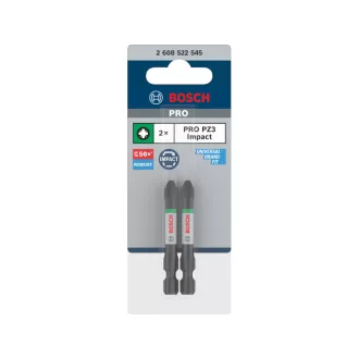 BOSCH PRO Impact bitový hrot PZ3 x 55 mm 1/4" (2 ks)