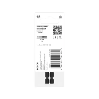BOSCH PRO Impact bitový hrot PZ3 x 55 mm 1/4" (2 ks)