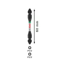 BOSCH PRO Impact bit dvojkoncový PZ2 x 65 mm