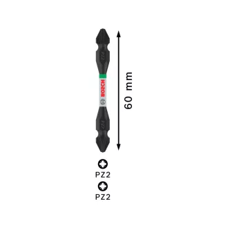 BOSCH PRO Impact bit dvojkoncový PZ2 x 65 mm