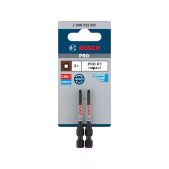   BOSCH PRO Impact bitový hrot R1 x 55 mm 1/4" Hex Robertson (2 ks)