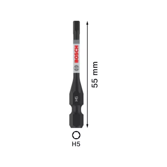   BOSCH PRO Impact bitová špička H5 x 55 mm 1/4" Hex (2 ks)
