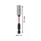 BOSCH PRO Držiak bitov s magnetom 1/4" 75 mm