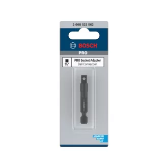   BOSCH PRO Adaptér pre zásuvkové kľúče 50mm 1/4" Hex -> 1/4" štvorcový