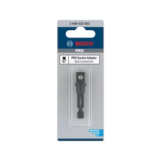   BOSCH PRO Adaptér pre dutinky 50mm 1/4" Hex -> 3/8" štvorcový