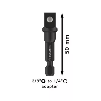   BOSCH PRO Adaptér pre dutinky 50mm 1/4" Hex -> 3/8" štvorcový
