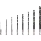 BOSCH PRO Sada špirálových vŕtačiek 8 ks 2,0 - 10 mm HSS-G s bitovým uchytením
