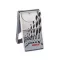 BOSCH Skrutkovací vrták X-Pro set 7 dielov 2,0-10,0 mm HSS PointTeQ