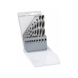   BOSCH Sada skrutkových vrtákov 10 dielov 1,0 - 10,0 mm HSS PointTeQ