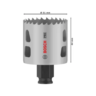   BOSCH PRO Okruhový rezák 51 mm (8% kobaltu) PC PLUS Multi Material