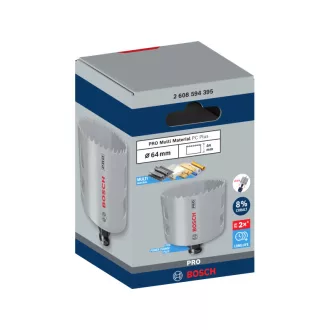   BOSCH PRO Kruhový výrez 64 mm (8% kobaltu) PC PLUS Multi Material
