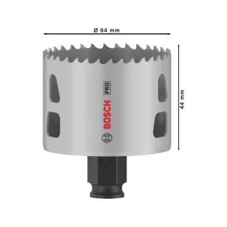   BOSCH PRO Kruhový výrez 64 mm (8% kobaltu) PC PLUS Multi Material