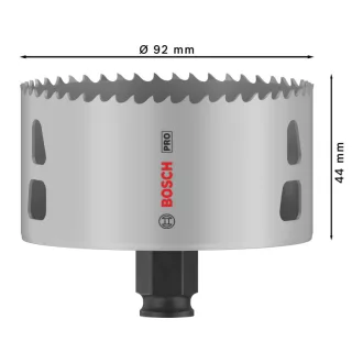   BOSCH PRO Kruhový výsekač 92 mm (8% kobaltu) PC PLUS Multi Material