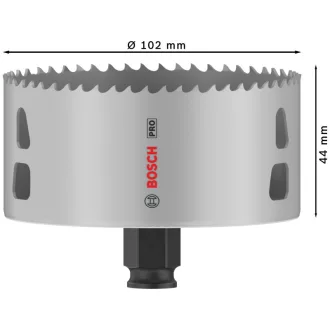   BOSCH PRO Kruhový rezač 102 mm (8% kobaltu) PC PLUS Multi Material