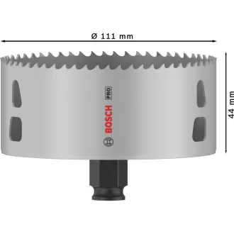   BOSCH PRO Otáčací výrezač 111 mm (8% kobaltu) PC PLUS Multi Material