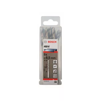   BOSCH Šnekový vŕtak 8,5 x 117/75 mm 135° HSS-G DIN 338 (5 ks)