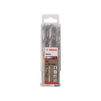   BOSCH Vrták do kovu 11,0 x 142/94 mm 135° HSS-G DIN 338 (5 kusov)