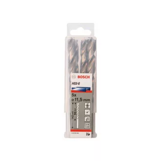   BOSCH Kĺzavý vŕtak 11,5 x 142/94 mm 135° HSS-G DIN 338 (5 ks)