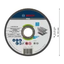 BOSCH PRO Rezný kotúč inox 125 x 1,6 x 22,2 mm AS 46 T INOX BF (oSa)