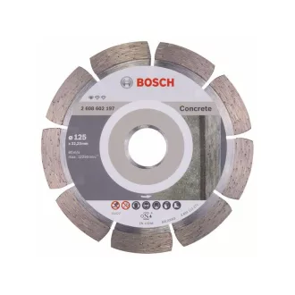   BOSCH Diamantový rezací kotúč 125 x 1,6 x 10 x 22,2 mm segmentovaný Štandard na betón