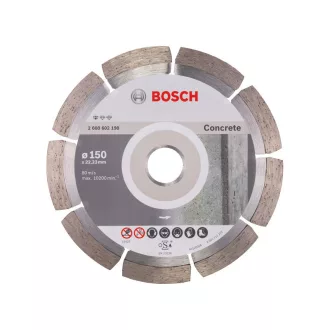   BOSCH Diamantový rezný kotúč 150 x 2,0 x 10 x 22,2 mm segmentovaný Standard pre betón