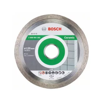   BOSCH Diamantový rezací kotúč 125 x 1,6 x 7,0 x 22,2 mm súvislý Štandard pre keramiku