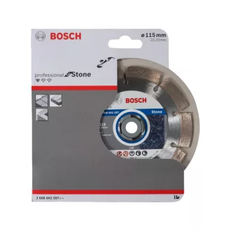   BOSCH Diamantový rezací kotúč 115 x 1,6 x 10 x 22,2 mm segmentovaný Standard for Stone