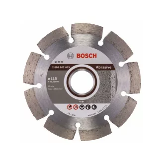   BOSCH Diamantový rezací kotúč 115 x 1,6 x 10,0 x 22,2 mm segmentovaný Professional for Abrasive