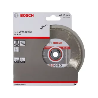   BOSCH Diamantový rezací kotúč 115 x 2,2 x 3,0 x 22,2 mm nepretržitý Best for Marble