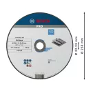 BOSCH PRO Rezný kotúč na kov 230 x 3,0 x 22,2 mm A 30 S BF