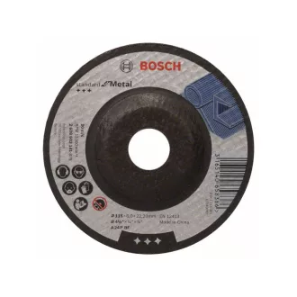   BOSCH Čistiaci kotúč na kov 115 x 6,0 x 22,2 mm ohnutý Štandard na kov A 24 P BF